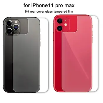 

0.3mm 9H 2.5D Tempered Glass Phone Back Protective Film Protective Glass Screen Protector for iPhone 7 8 Plus XS Max 11 Pro Max