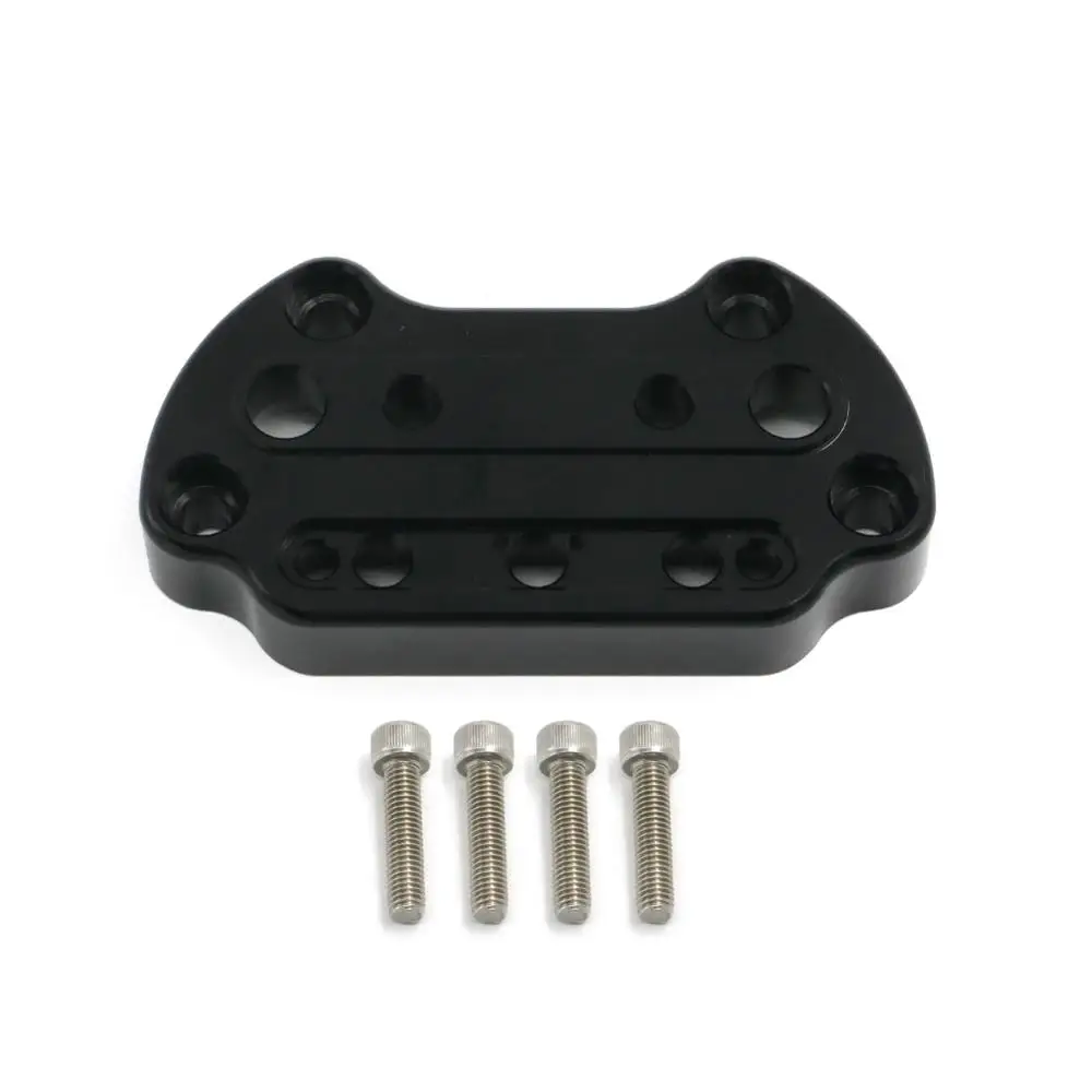 " 25 мм верхняя часть руля велосипеда зажим Крепление световой индикатор протектор для Harley Sportster XL 1200 883 95-up Dyna Fat Bob 2006