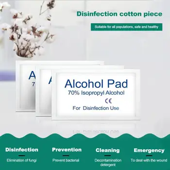 

25pcs Alcohol Wet Wipe Disposable Disinfection Prep Swap Pad Skin Cleaning Care Professional Jewelry Mobile Phone Clean Wipe