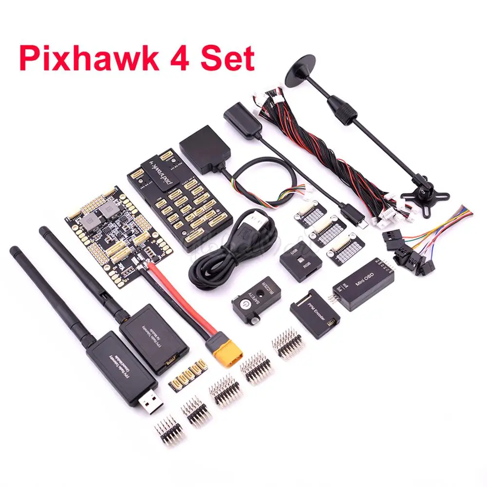 Плата управления полетом Pixhawk 4 PX4 M8N GPS RGB PPM I2C 433 МГц/915 МГц 100 мВт Телеметрия с