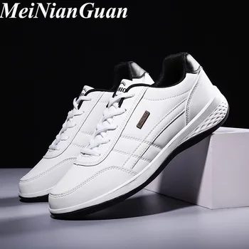 

Youth Plus Size Shoes for Men Autumn Hot Sale Shoe Man Leather Lace Up Shoes 2020 Male Wild Casual Shoe Trend Men's Sneakers L10