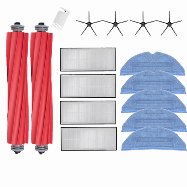 XiaoMi Roborock T7S S7 HEPA Accessory of Filter Main Brush/Cover Mop Cloth Side Brush Vacuum Cleaner Part Package 1A