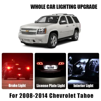 

Turn Signal Lamp White Red Amber Car LED Light For 2008 2009-2014 Chevrolet Tahoe Brake Bulbs Interior LED Parking Reverse Light