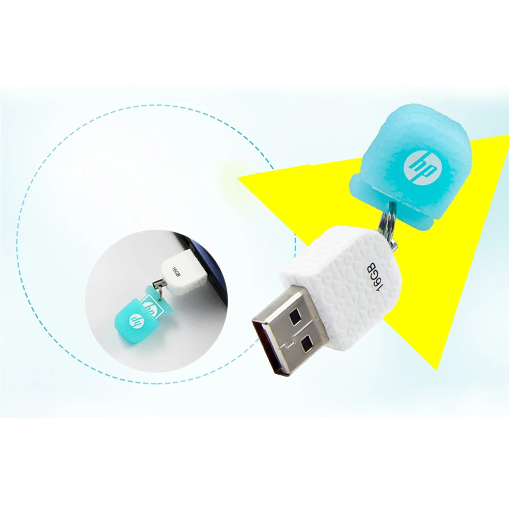 Hp mini Kawaii флэш-диск USB 2,0 Водонепроницаемый флеш-накопитель мороженое флэш-накопитель 32 Гб 64 Гб 16 Гб памяти милый флеш-накопитель