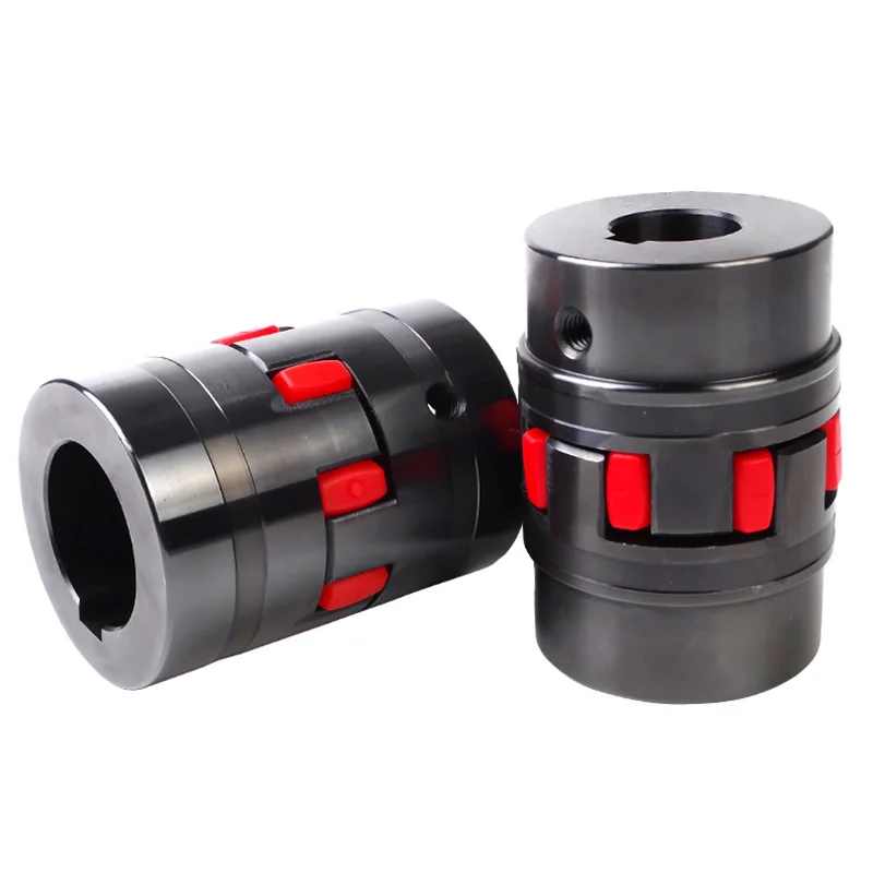 Shaft coupler steel plum blossom hexagonal coupling 45 steel elastic