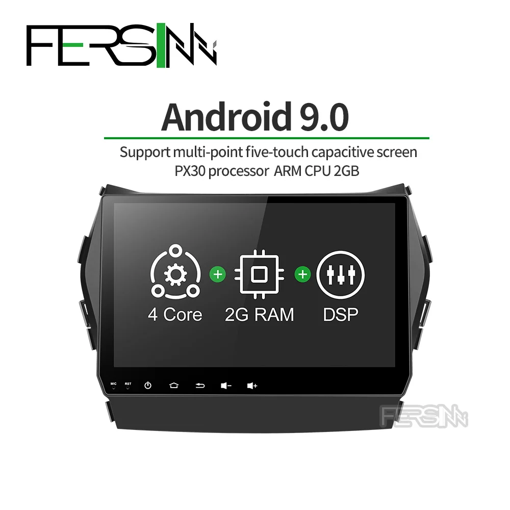 Fersinny CIX459060 Android 9 0 PX30 автомобильный dvd gps Видео Радио плеер 1 din для Hyundai IX45 Santa fe 2013 car