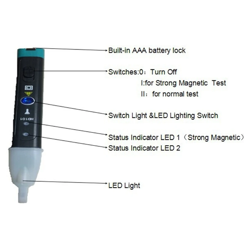 Automotive Ignition Coil Test Pen Electronic Magnetic Faults Indicator Detector Quick Check Circuit Tester Detection Tool