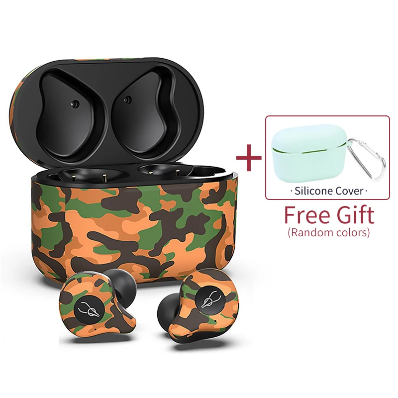 sahara Sabbat E12 Ultra QCC3020 TWS Bluetooth 5,0 наушники стерео беспроводные наушники-вкладыши шумоподавление Беспроводная зарядка - Цвет: sahara