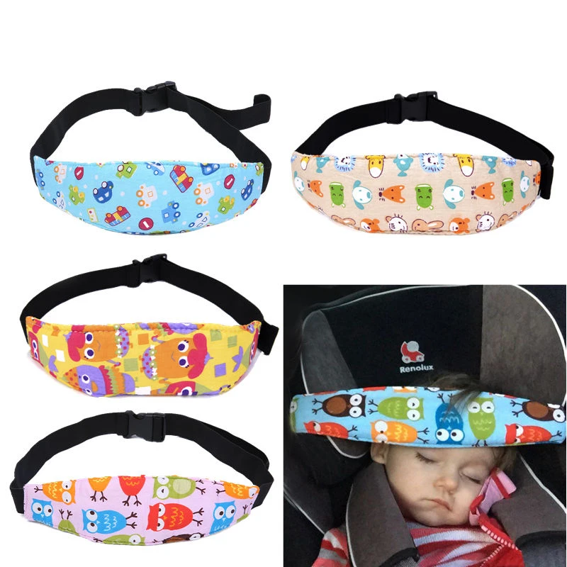 

Infant Car Seat Head Support Children Fastening Belt Head Holder Adjustable Playpen Sleep Positioner Baby Saftey Stroller Pillow