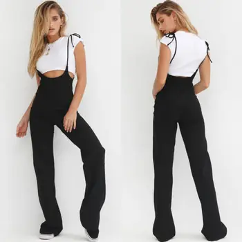 

New Fashion Women Clubwear Summer Playsuit Bodycon Party Jumpsuit Romper Trousers Black Jumpsuit Overalls