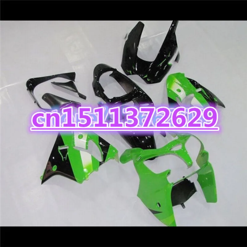 페어링 오토바이 바디 용 KAWASAKI NINJA ZX9R 00 01 ZX 9R 그린 블랙 ZX 9R 9 R ZX9 R 00