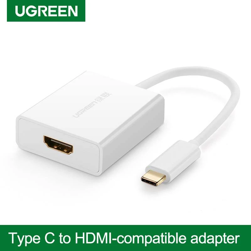 Ugreen Cable USB tipo C a HDMI, adaptador HDMI 4K para MacBook, Samsung S10, ABS, convertidor HDMI para TV, PC y proyector|Cables HDMI| AliExpress