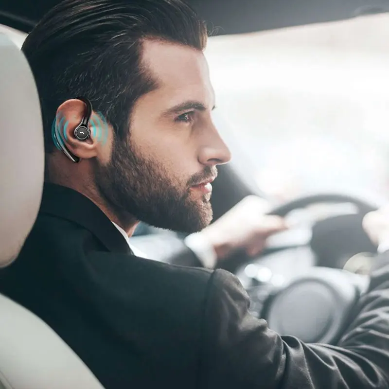Беспроводная Автомобильная bluetooth-гарнитура 15 часов время игры F Вождение наушники длинный режим ожидания бизнес-гарнитура легкий