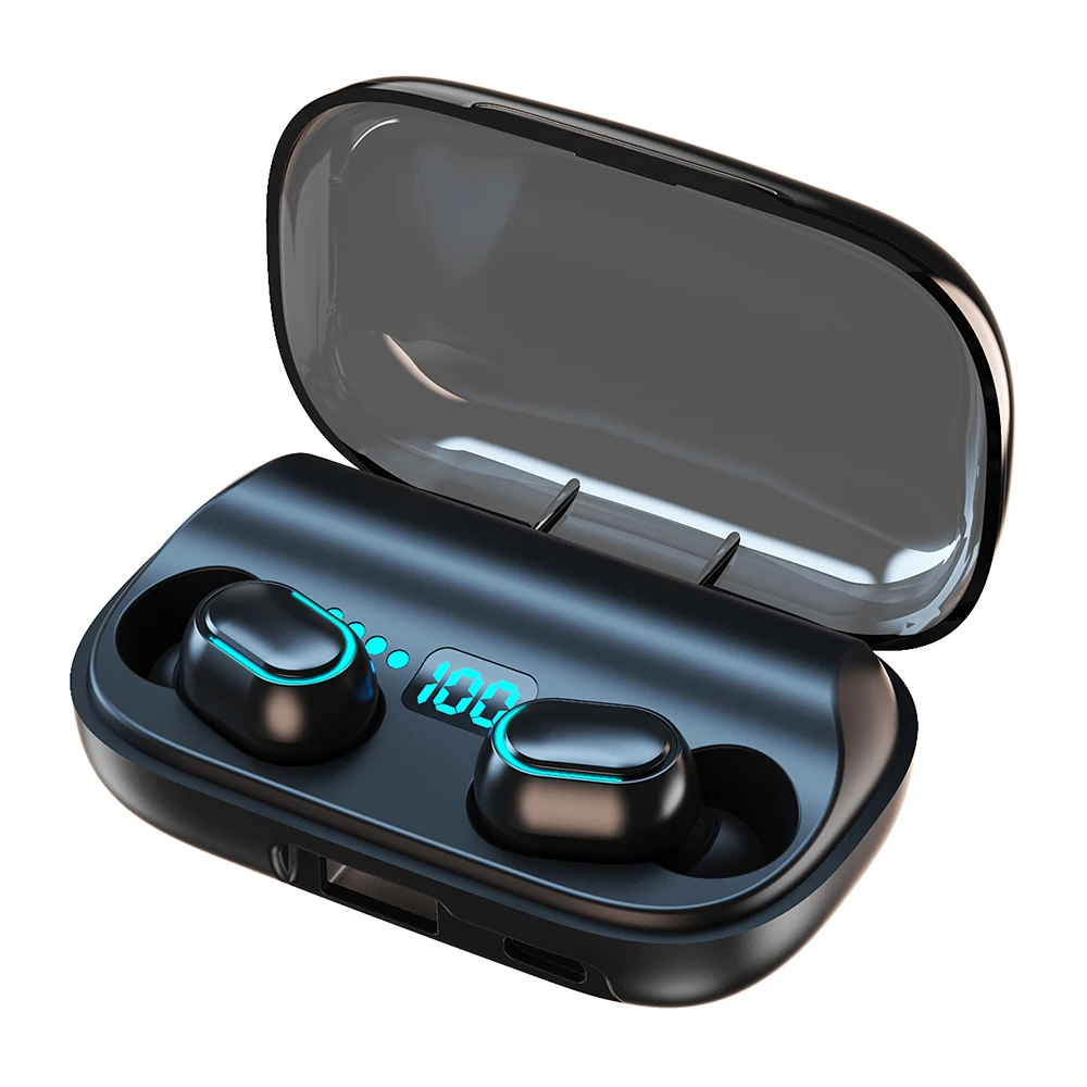 T11 TWS Bluetooth 5.0 Earphone 9D Stereo Wireless Earpiece Headset Earbuds Auto Pairing Binaural Seperation HD Call Waterproof |