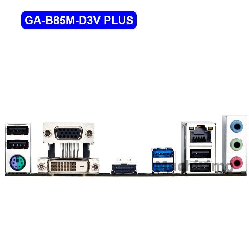 GIGABYTE GA-B85M-D3V Plus настольная материнская плата B85 Socket LGA 1150 DDR3 32G Micro-ATX SATA III оригинальная Отремонтированная материнская плата