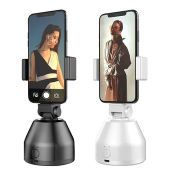 

360° Auto Tracking Phone Bracket Bluetooth Smart Selfie Shooting Mobile Phone Bracket Mount Camera Desktop Tripod Holder