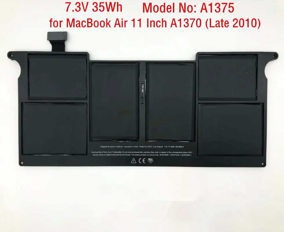 35Wh New A1375 Laptop Battery for font b Apple b font font b MacBook b font