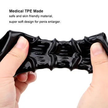 Strapon Penis Enlargement Sleeve Cock Rings Sex Toys For Men Spikes Condoms Stretcher Delay Exerciser Adult Erotic Products Shop 3