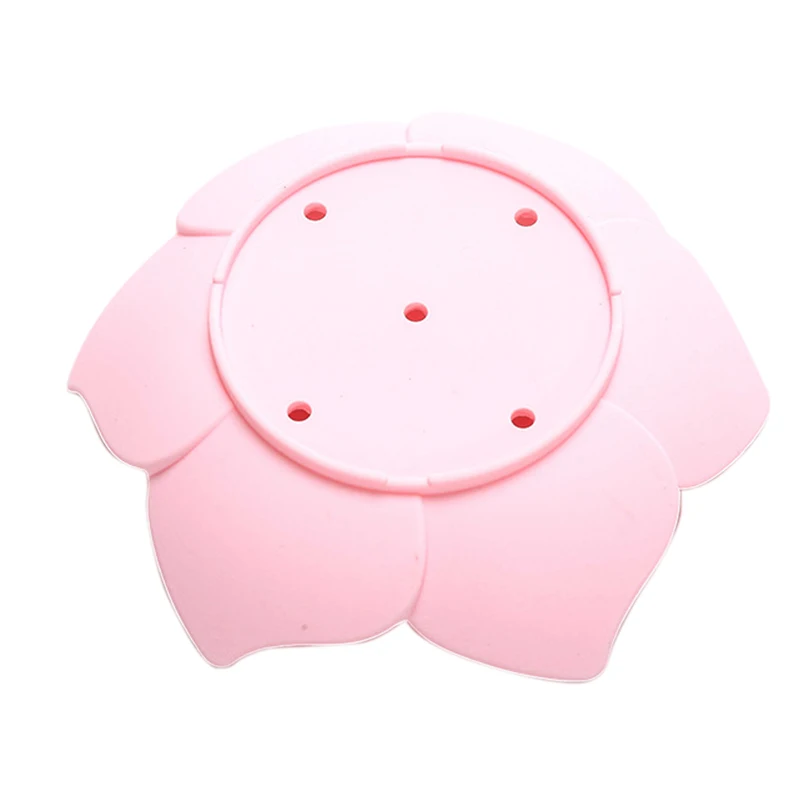 Розовый цвет 1 шт. мыльница держатель для хранения мыльница тарелка коробка контейнер для ванной душ тарелка ванная комната