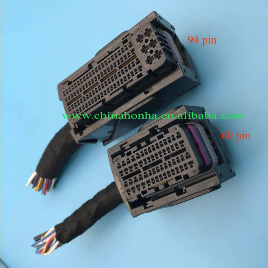 1 pcs 60 pin 94 pin 1 шт. ЭБУ/EDC17/16 компьютерная плата вилка 94 pin с 64 шт. провод или 60 pin с 32 шт. провод розетка компьютерная плата жгут проводов штепсельной вилки - Название цвета: 1 pcs 60 pin 94 pin