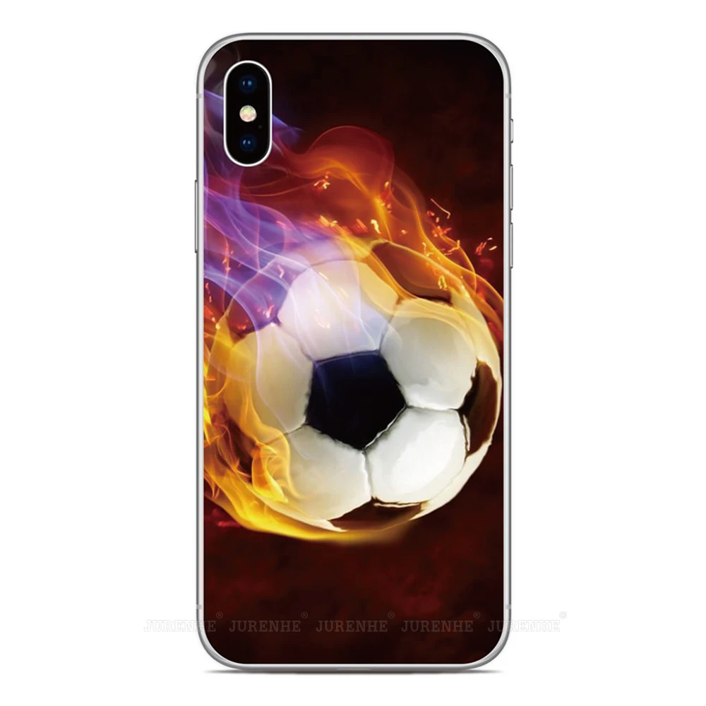 Soccer-Themed TPU Soft Phone Case