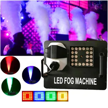 

1500W Vertical Stage Fogger/Wireless Remote DMX512 Control Smoke Machine With 24*9W RGB LED Lights/Disco DJ Bar LED Fog Machine