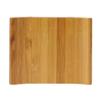 

Nutural Bamboo Soap Holder Dish Tray Stylish Vintage Storage Teacup Mat For Home Bathroom Kitchen