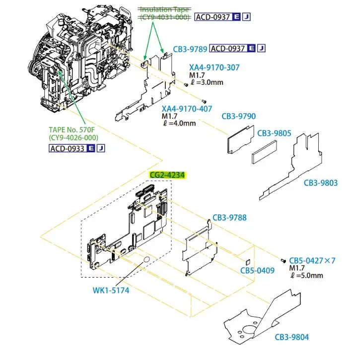 100%Original For Canon 70D mainboard MCU main board  motherboard With Flex Cable With Programmed CG2-3225-010 Camera part