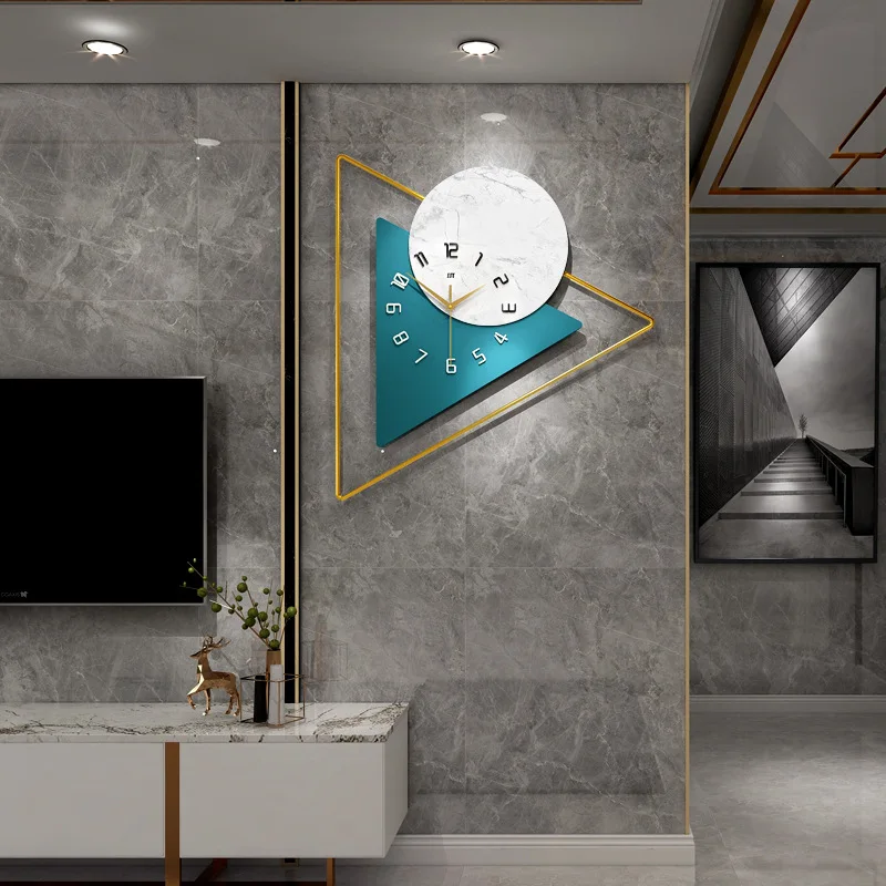 

nordic light luxury watch creative personality art modern simple wall clock living room household fashion decoration wall