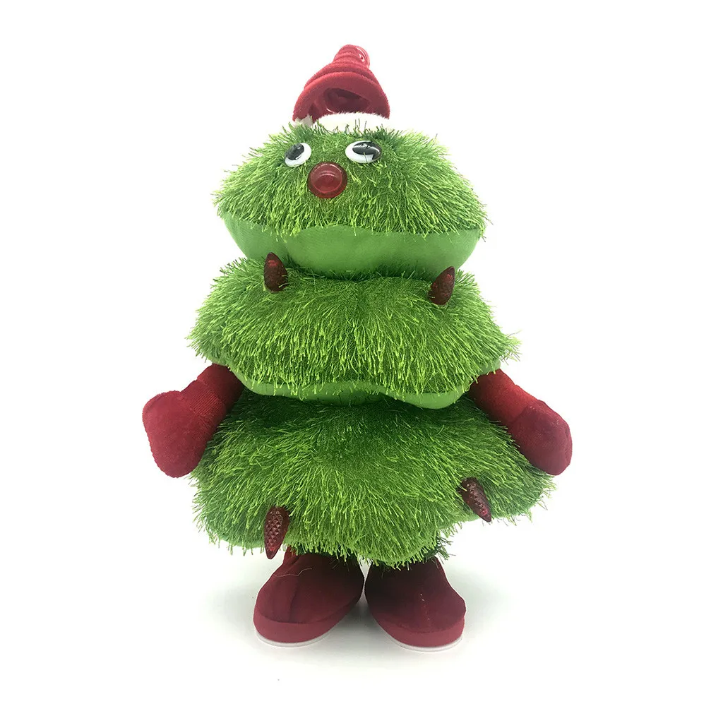 Пение и танцы Рождественская елка плюшевая игрушка детский Рождественский подарок Новогоднее украшение для дома подарок для детей Рождество#15