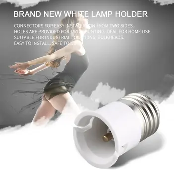 

Easy Install E27 to B22 Socket Light Bulb Lamp Holder Adapter Plug Lampholder DEC889