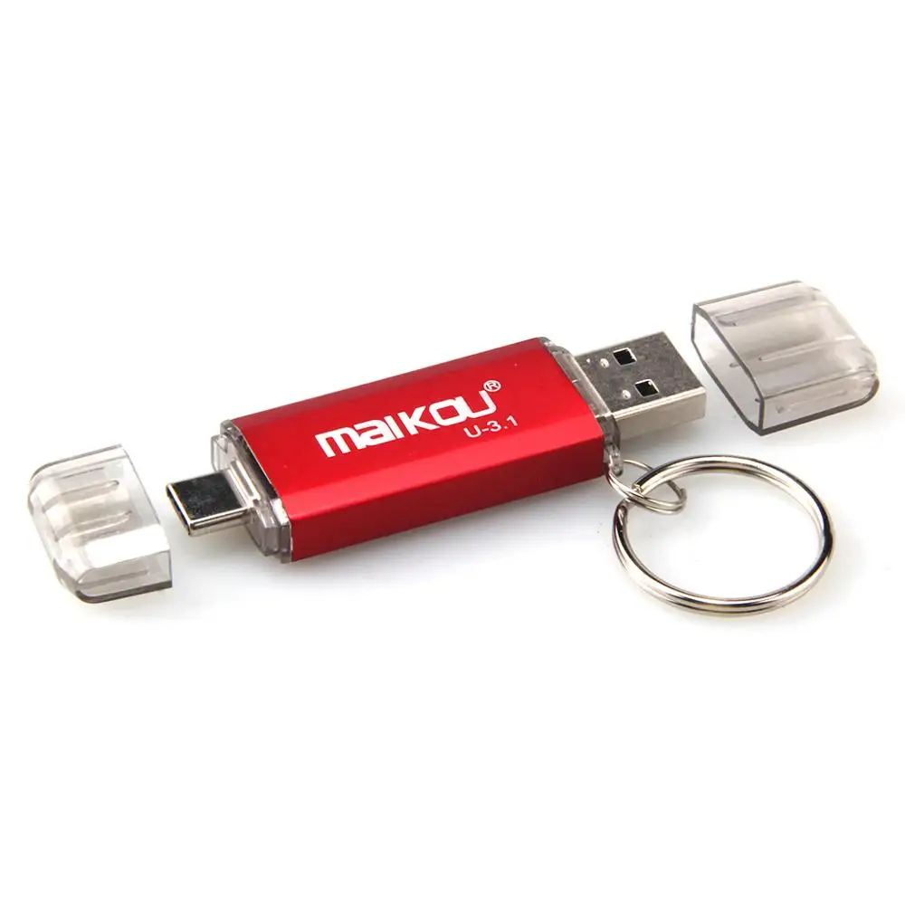 Maikou новейший 2в1 USB3.0 type-c usb флеш-накопитель USB3.0 OTG type-C 128GB