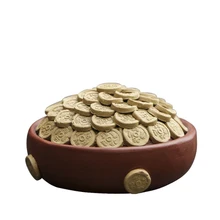 Фиолетовый песок, креативный счастливый чай, украшения для домашних животных, могут поднимать бутиковые слитки, рога изобилия, Зодиак, собака, Ван Цай, аксессуары для чая