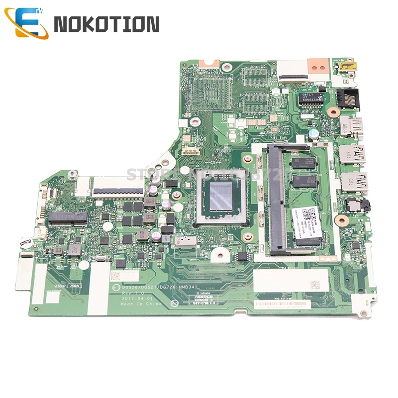 NOKOTION материнская плата для ноутбука lenovo IdeaPad 320-15ABR DG526 DG527 DG726 NMB341 NMB-341A10-9600P Процессор полный тест