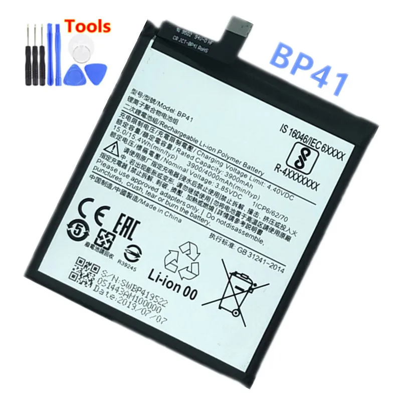 Оригинальный резервный аккумулятор для Xiaomi Redmi K20 BP41 4000mAh умный мобильный телефон