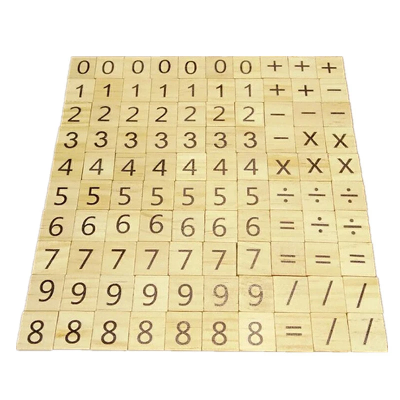 100Pcs Wooden Letters and Numbers For Crafts - Image 6