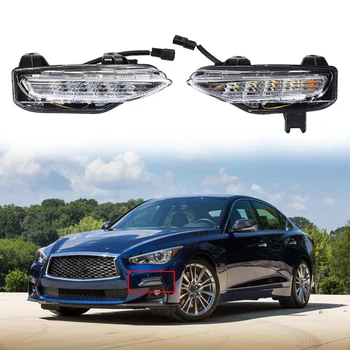 

for Infiniti Q50L 2014-2017 Pair of Daytime Running Light Fog Lamp DRL Left and Right