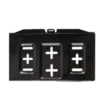 

28x20cm Battery Tray Screw 23cm ABS Plastic Black Battery Holder Adjustable Bracket Hold Down Clamp Kit