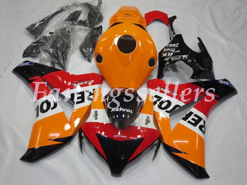 

Injection New ABS Full fairings kit Fit For HONDA CBR1000RR 2008 2009 2010 2011 CBR 1000RR 08-11CBR1000 Fairing Red orange black