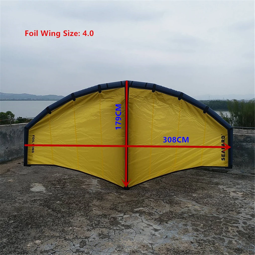 Wind Surfing Wing Lightweight E-Surf Board Foil Wings Handheld Inflatable Kite Wings Electric Board SUP Parafoil Parachute