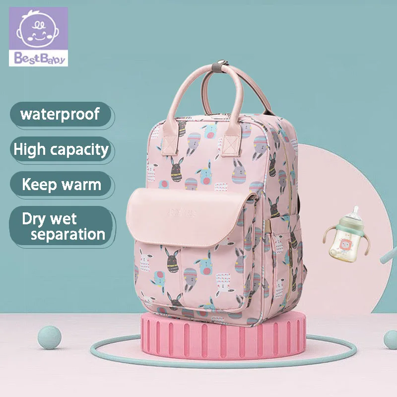 

Best Baby New Diaper Bags Organizer Baby Bags Backpack Nappy Bag Large Capacity Mommy Bags For Stroller Cartoons New Design 2020