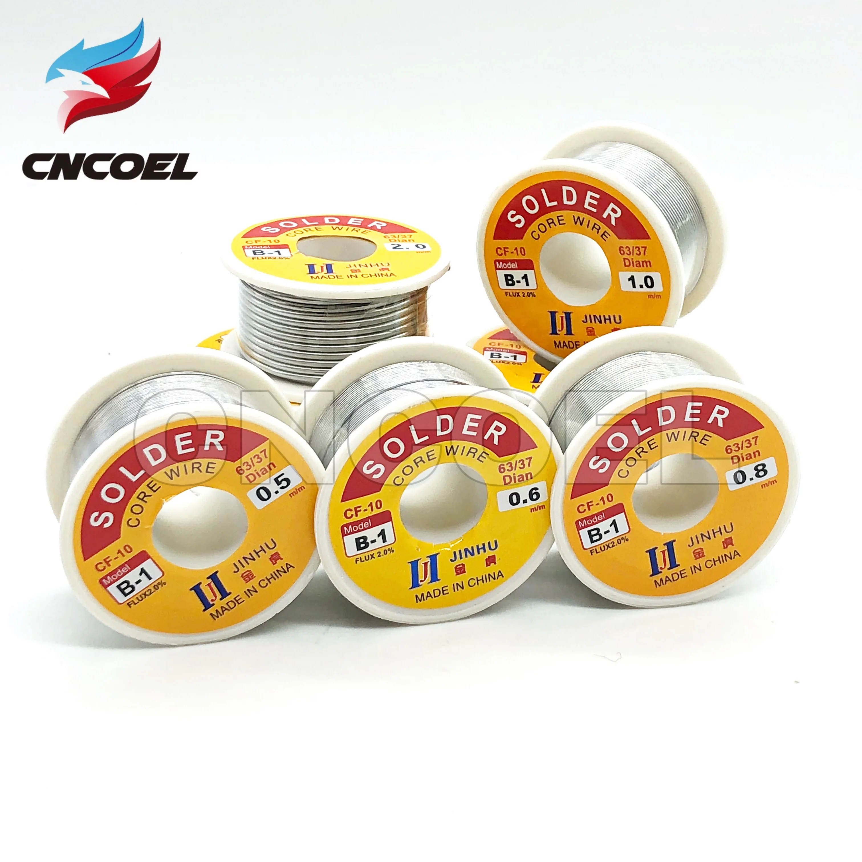 

0.5/0.6/0.8/1/1.2/1.5/2.0 MM 63/37 100g 2.0% Tin Lead Tin Wire Melt Rosin Core Solder Soldering Wire Roll