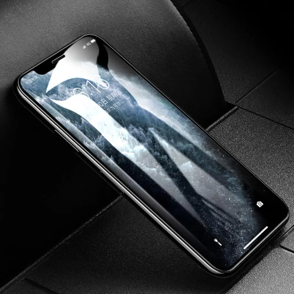 Transparent ROCK Crystal 2 шт для iP11 полноэкранная защита Гидрогелевая Защитная пленка для iP11Pro полное покрытие для iP 11Pro Max черная крышка - Цвет: Transparent