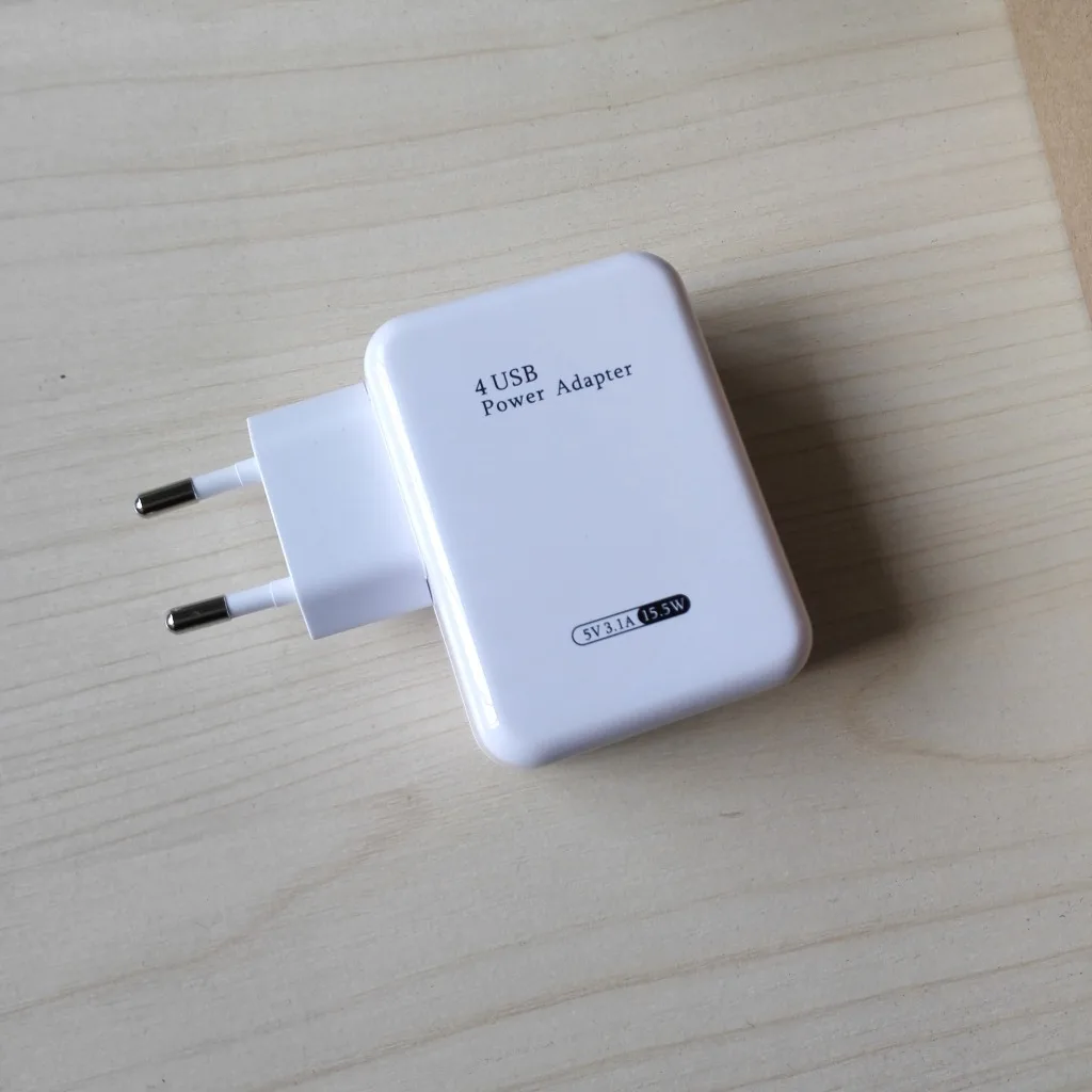 50 шт. DHL EU US Plug 4 порта USB зарядное устройство адаптер 5 в 3.1A Быстрая зарядка usb-хаб зарядное устройство для iPhone/iPad для samsung/Xiaomi