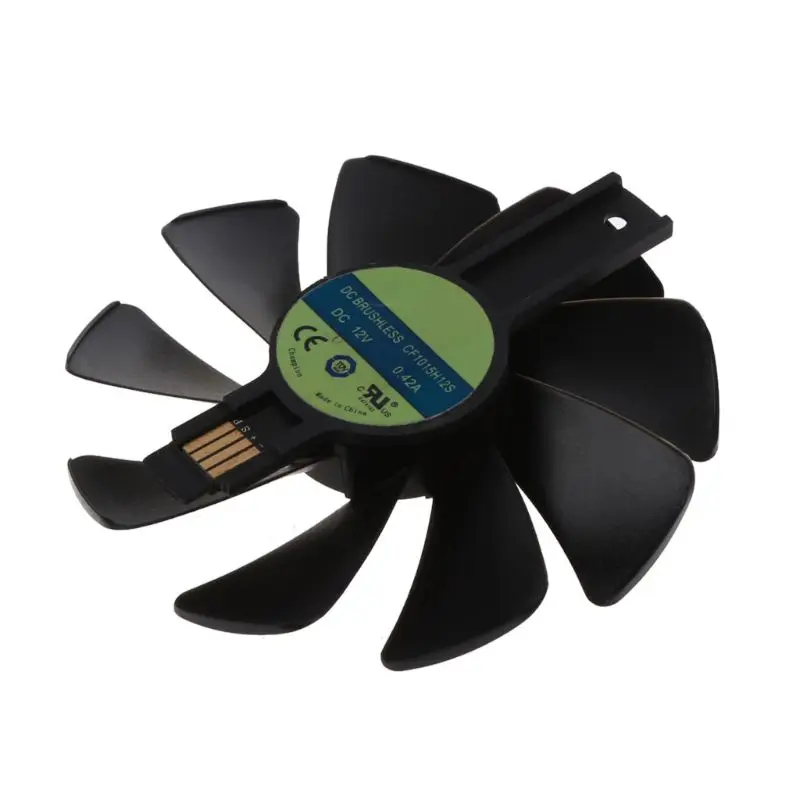 2 шт. вентилятор охлаждения CF1015H12S 12 В 0 42a замена для Sapphire NITRO RX 580 570 480 470 4G Vega64 8 ГБ