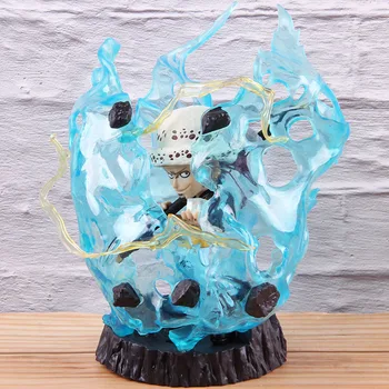 

Anime One Piece Action Figure Trafalgar Law With LED Light PVC Collection Model Toy Onepiece Law Birthday Gift