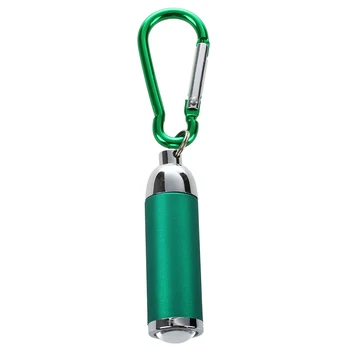 

Mini LED Flashlight Torch Light Keychain Portable-GREEN