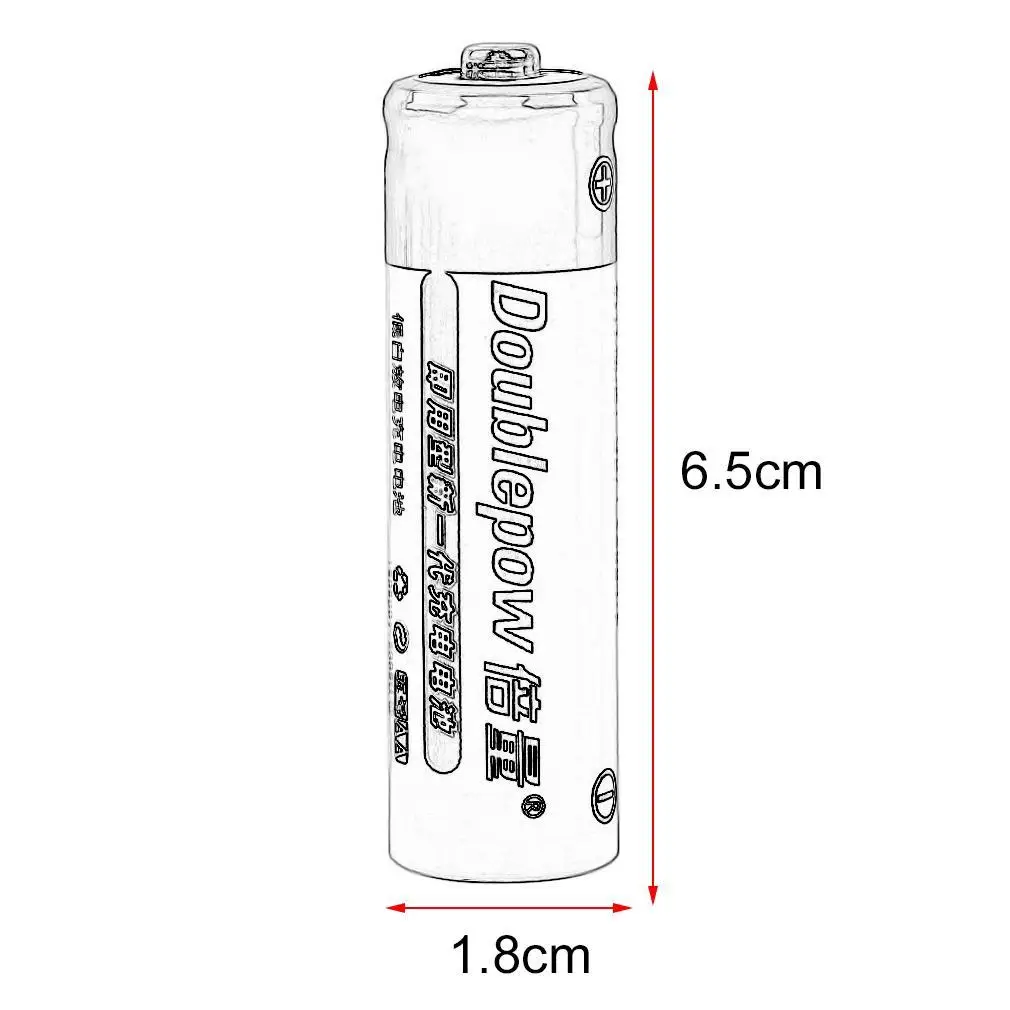 

Doublepow Economical 18650 Li-ion Rechargeable Battery For Long Time Use L