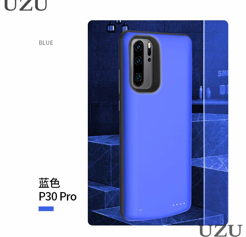 5000 мА/ч чехол с зарядным устройством для huawei P30 с мягкой рамкой, внешняя портативная беспроводная зарядная крышка для huawei P30, роскошная