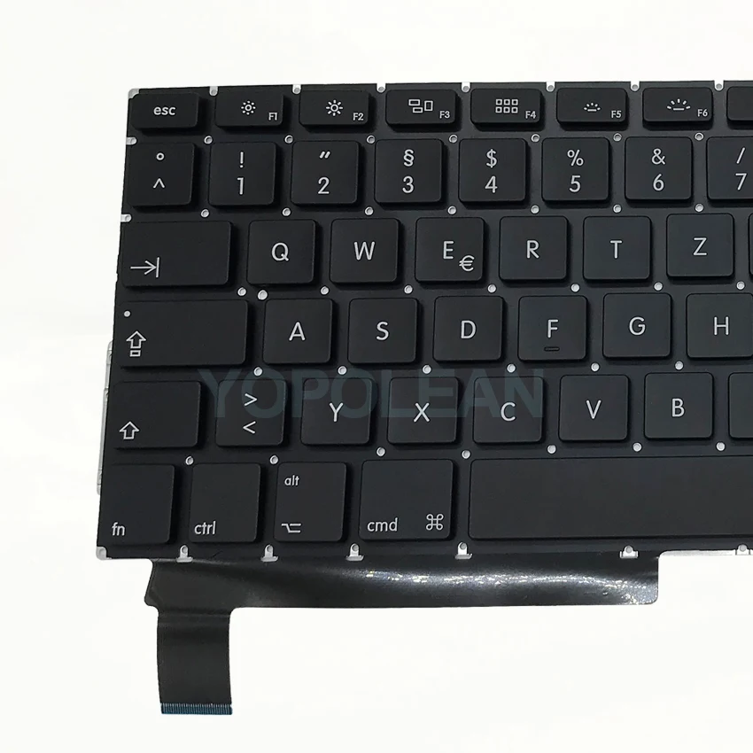 5 шт. новая немецкая y немецкая клавиатура для MacBook Pro, моноблок 1" A1286 2009-2012 лет